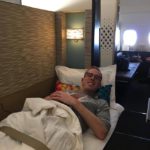 Etihad First Class Apartment Bed front view