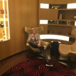 Etihad First Class Cigar Lounge Selfie