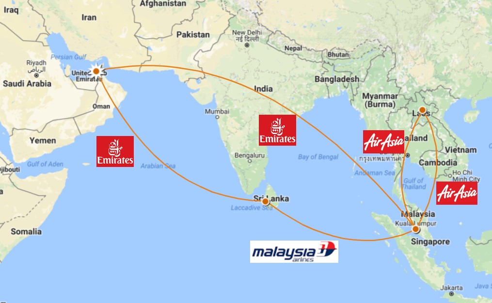 KLIA1 to KLIA2 different airlines connecting in Kuala Lumpur