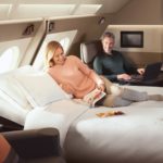 Singapore Airlines First Class Double bed