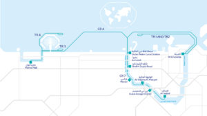 dubai ferry route map