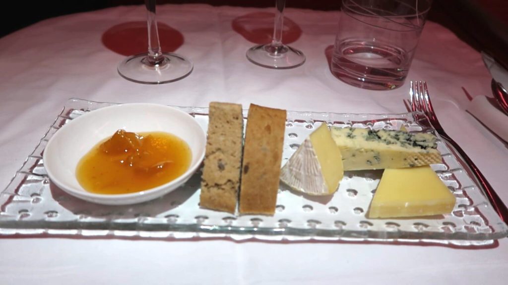 Oman Air Business Class a330-300 Cheese Platter