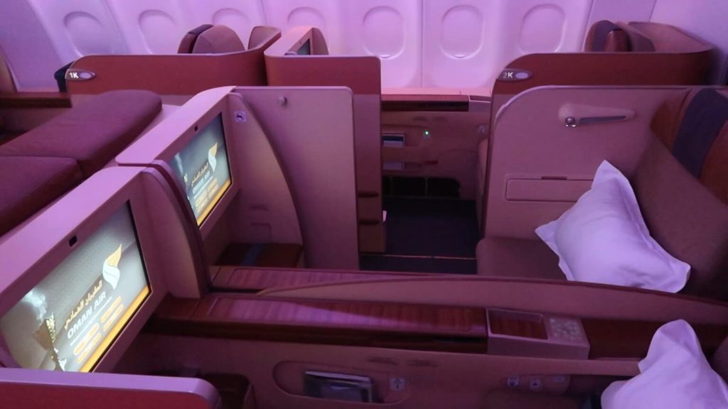 Oman Air First Class a330-300 seats