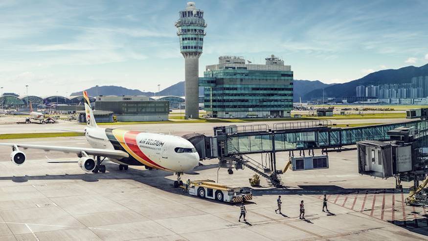 Air Belgium Airplane Chaleroi