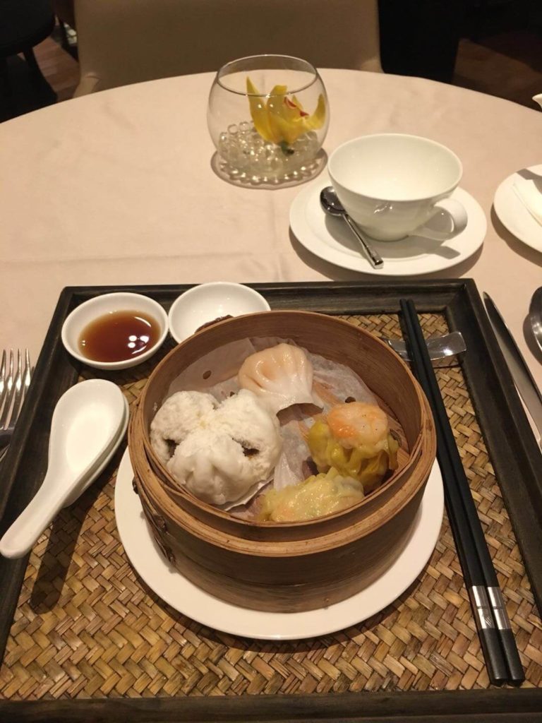 Singapore Airlines First Class suites dim sum lounge