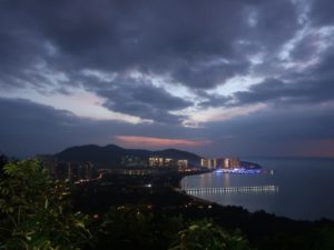 Luhuitou Park after sunset