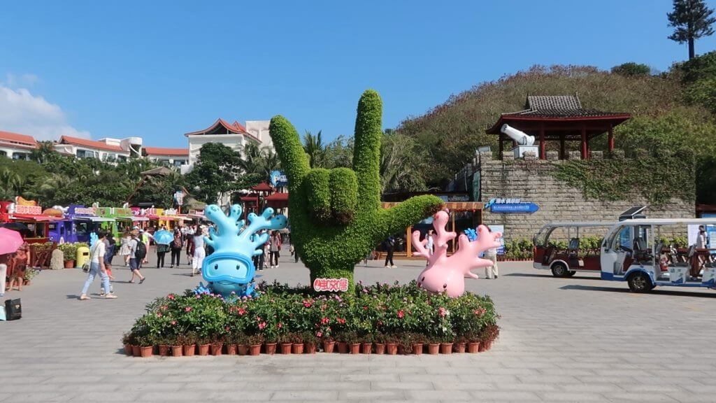 Wuzhizhou island Sanya entrance