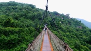 Yalong Bay Tropical Paradise Forest Park rope bridge bridge