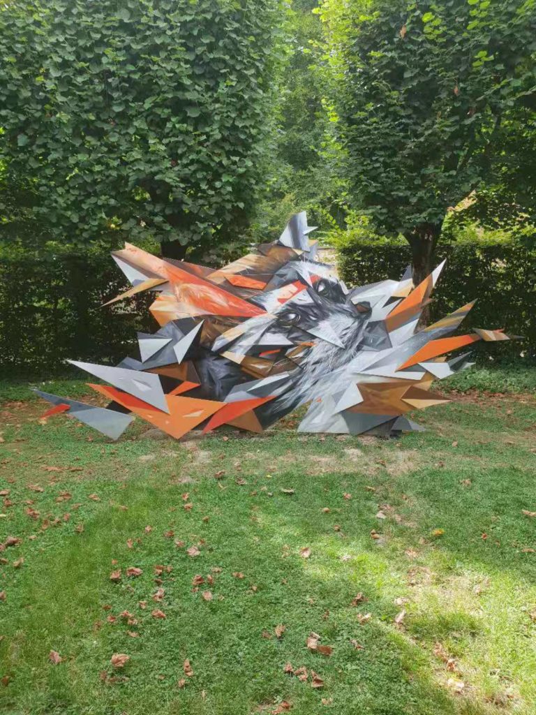 Chateau de seneffe art fox