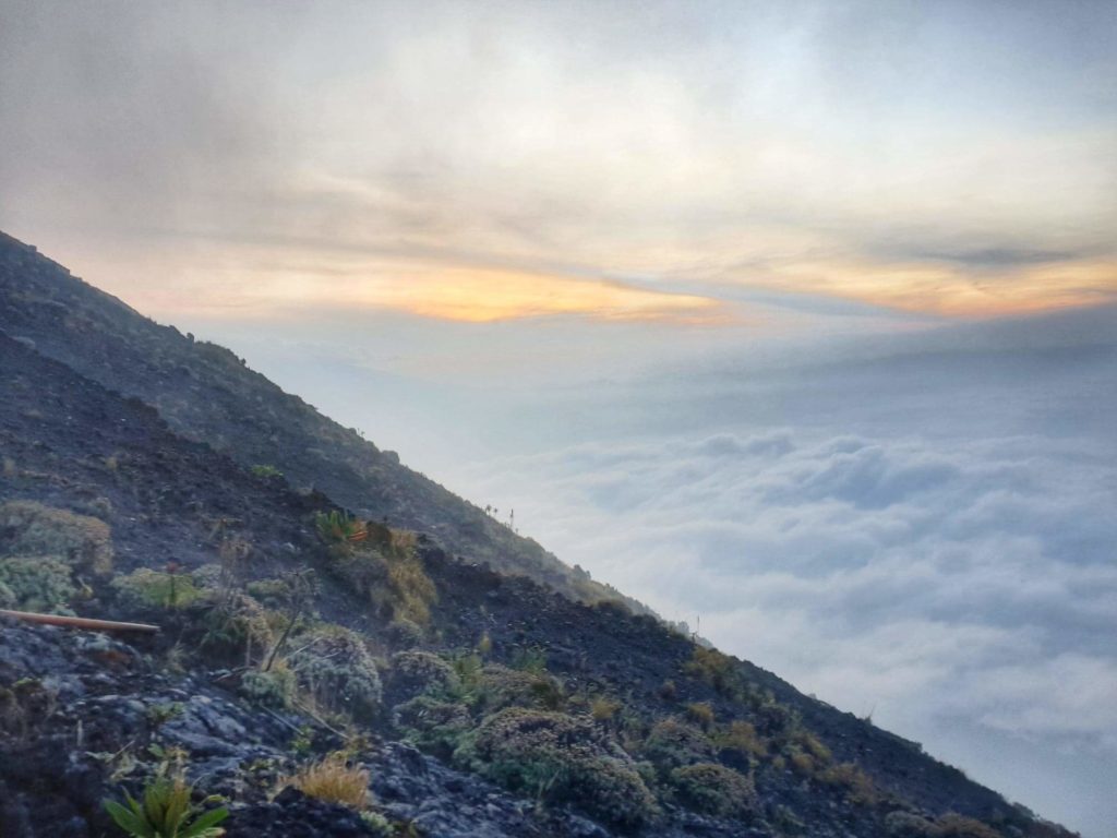 Nyiragongo Volcano Trek Virunga DRC above the clouds