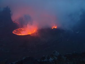 Nyiragongo Volcano Trek Virunga DRC lava lake