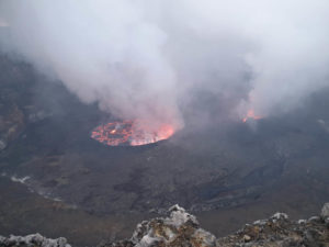 Nyiragongo Volcano Trek Virunga DRC lava lake day