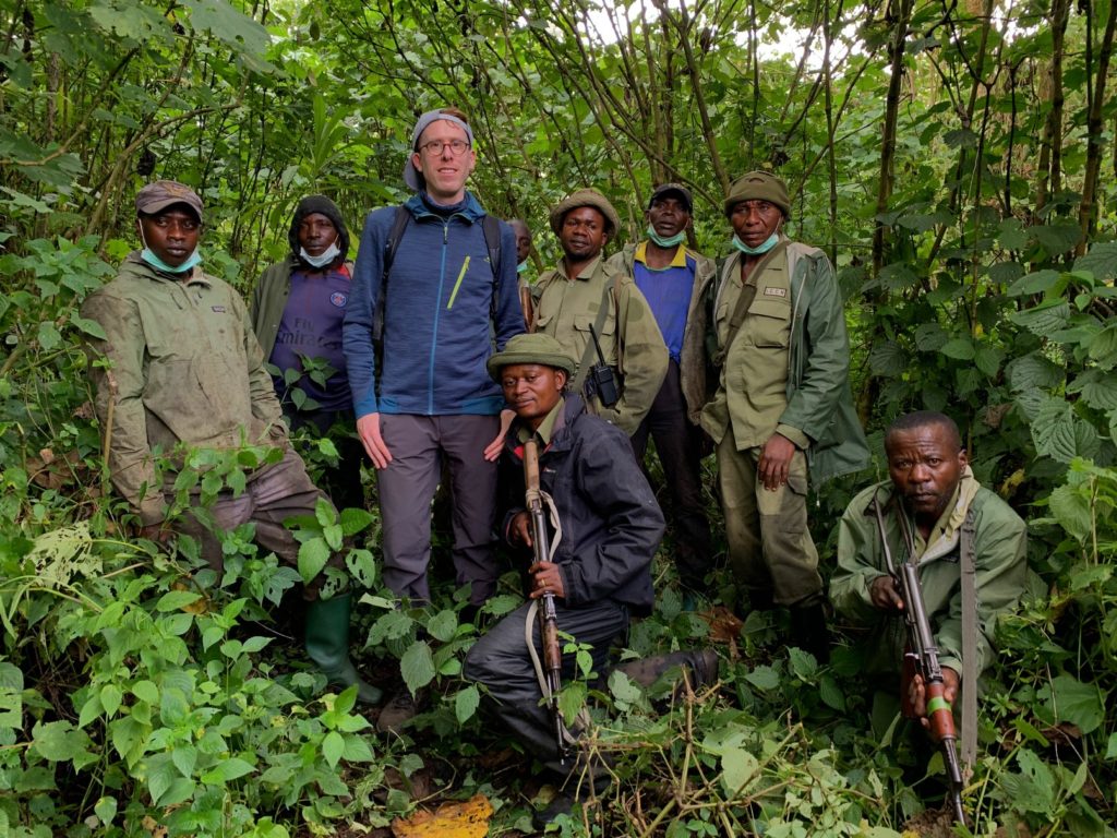 gorilla trek rangers Virunga National Park